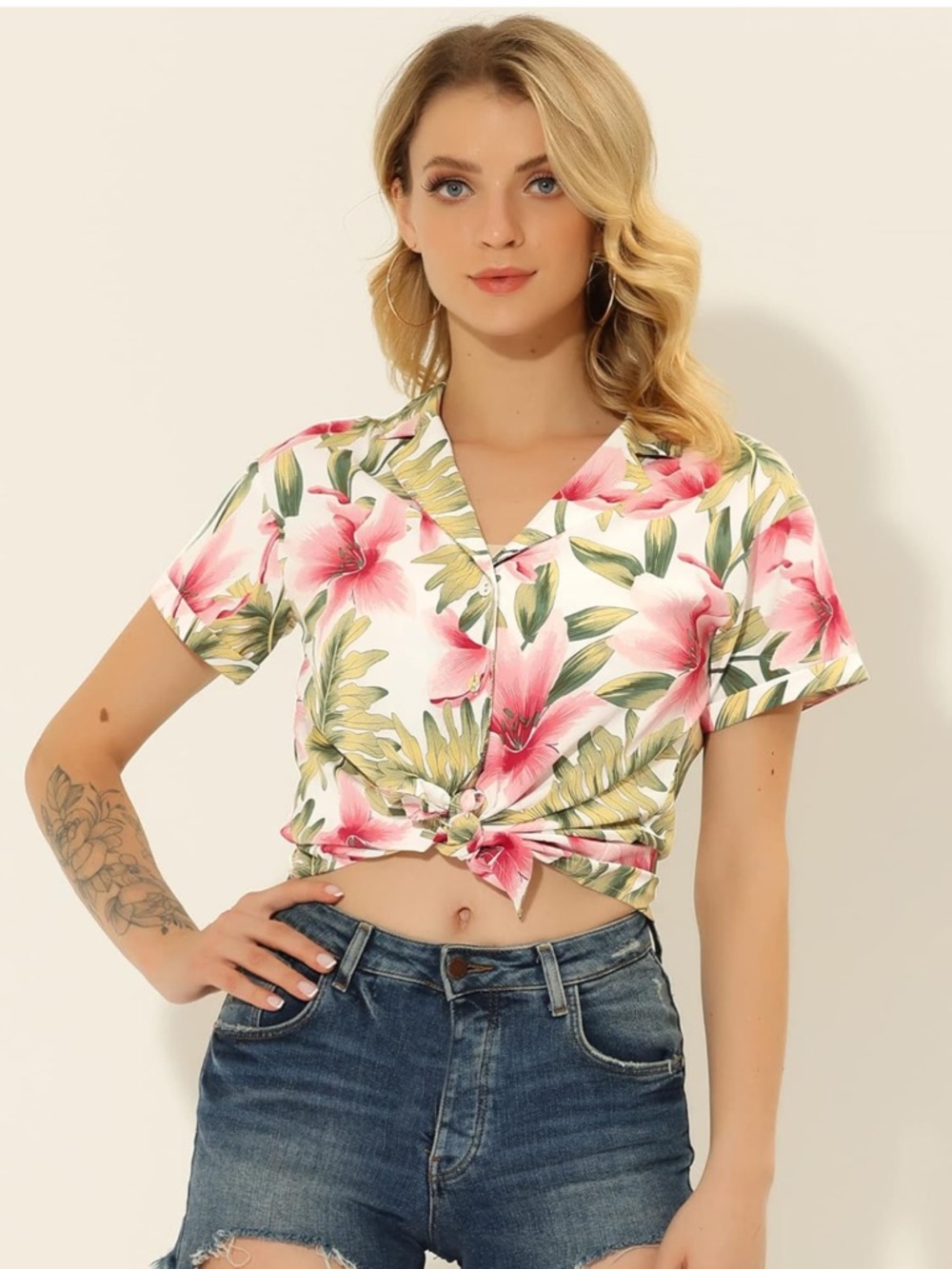 Tropical Print Shirt - Picture 2 of 10
